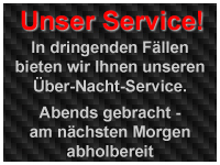 Über Nacht Service